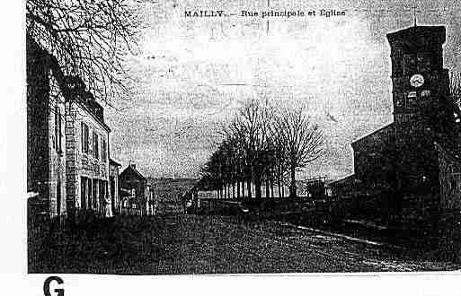 Ville de MAILLY Carte postale ancienne