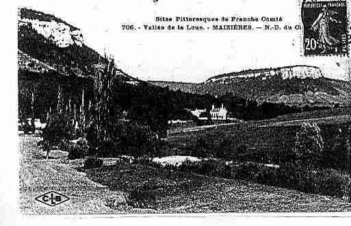 Ville de MAIZIERES Carte postale ancienne