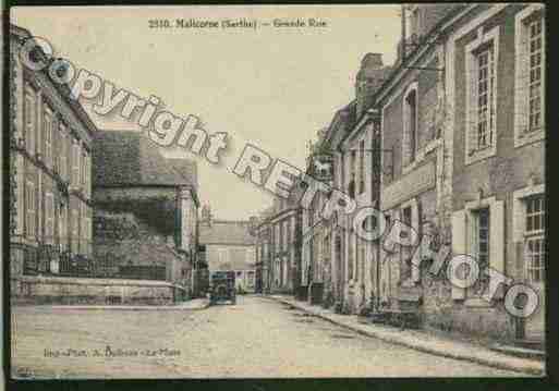 Ville de MALICORNESURSARTHE Carte postale ancienne