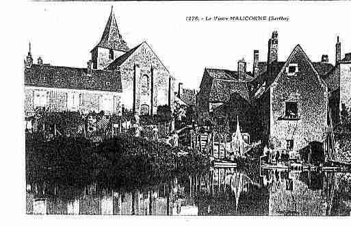 Ville de MALICORNESURSARTHE Carte postale ancienne