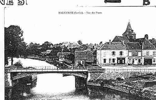 Ville de MALICORNESURSARTHE Carte postale ancienne