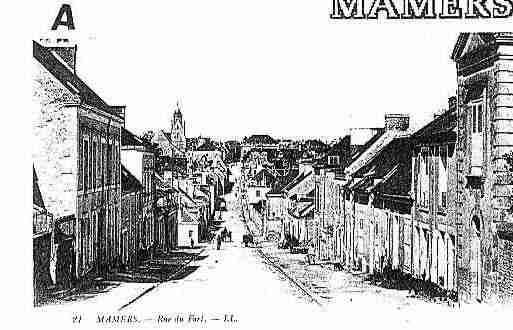 Ville de MAMERS Carte postale ancienne