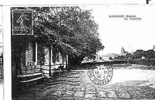 Ville de MANSIGNE Carte postale ancienne