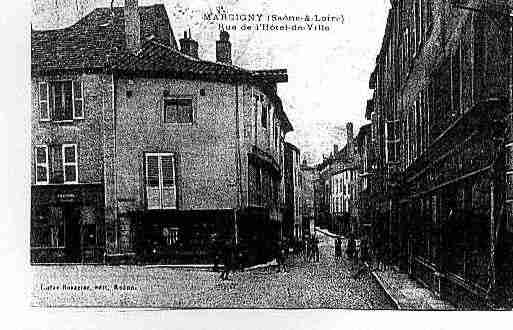 Ville de MARCIGNY Carte postale ancienne