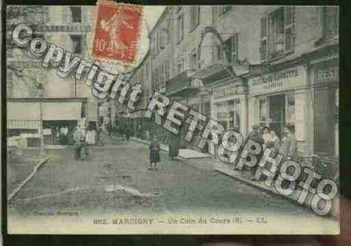 Ville de MARCIGNY Carte postale ancienne