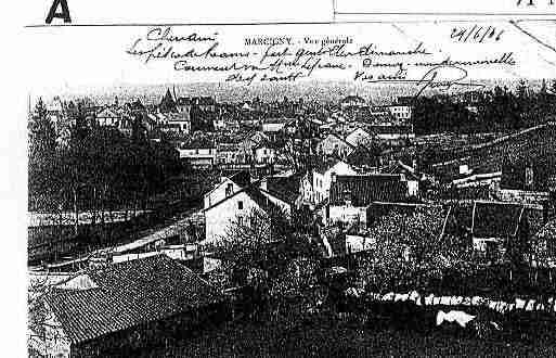 Ville de MARCIGNY Carte postale ancienne