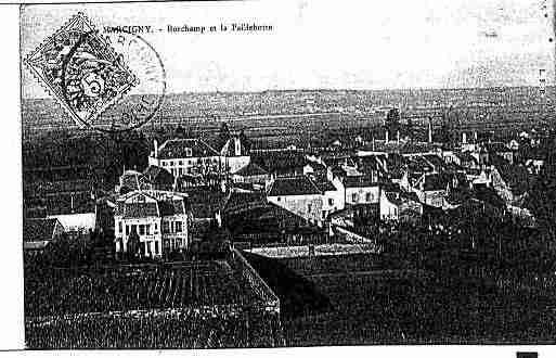 Ville de MARCIGNY Carte postale ancienne