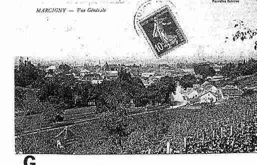 Ville de MARCIGNY Carte postale ancienne Ville de MARCIGNY Carte postale ancienne