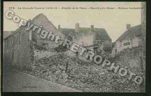 Ville de MARCILLY Carte postale ancienne