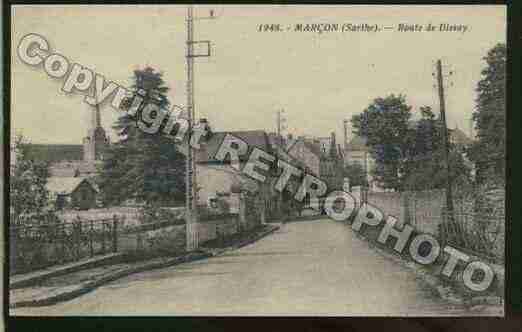 Ville de MARCON Carte postale ancienne