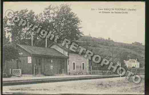 Ville de MARCON Carte postale ancienne