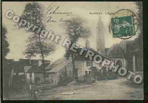 Ville de MARNAY Carte postale ancienne