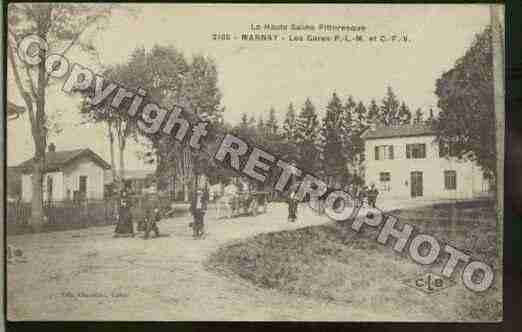 Ville de MARNAY Carte postale ancienne