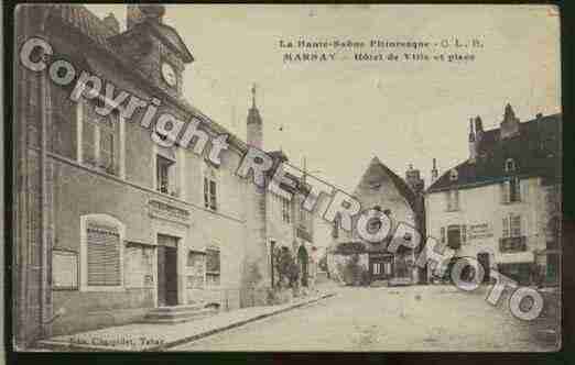 Ville de MARNAY Carte postale ancienne