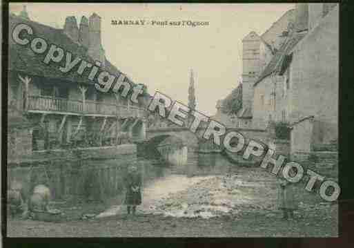 Ville de MARNAY Carte postale ancienne