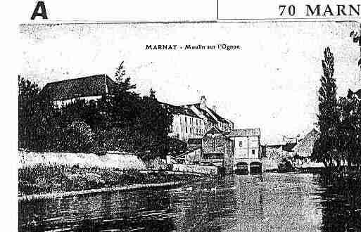 Ville de MARNAY Carte postale ancienne