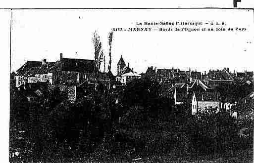 Ville de MARNAY Carte postale ancienne