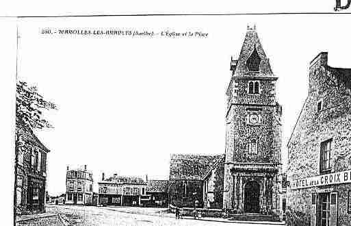 Ville de MAROLLESLESBRAULTS Carte postale ancienne