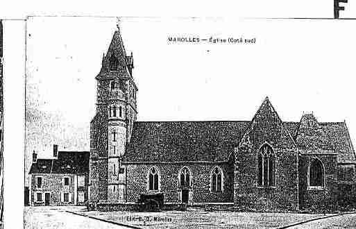 Ville de MAROLLESLESBRAULTS Carte postale ancienne