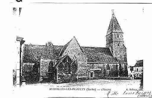 Ville de MAROLLESLESBRAULTS Carte postale ancienne