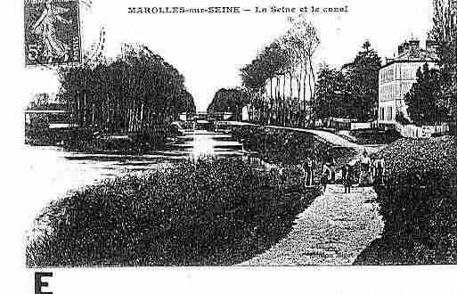 Ville de MAROLLESSURSEINE Carte postale ancienne