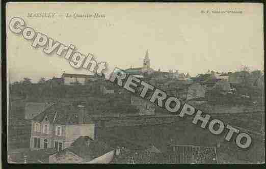 Ville de MASSILLY Carte postale ancienne