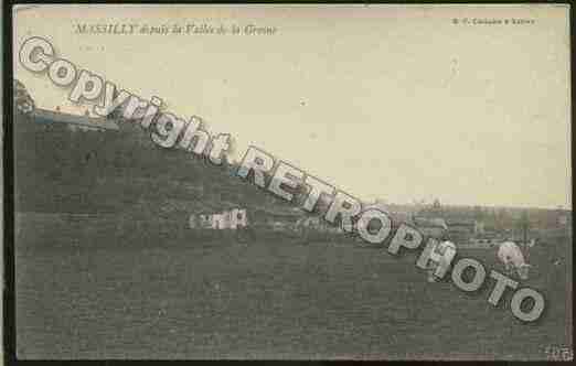 Ville de MASSILLY Carte postale ancienne