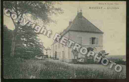 Ville de MASSILLY Carte postale ancienne