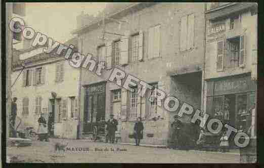 Ville de MATOUR Carte postale ancienne