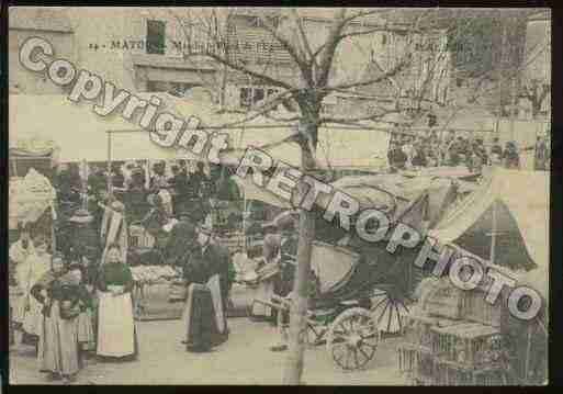 Ville de MATOUR Carte postale ancienne