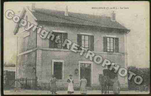 Ville de MEILLERAY Carte postale ancienne