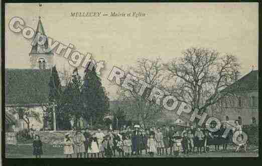 Ville de MELLECEY Carte postale ancienne