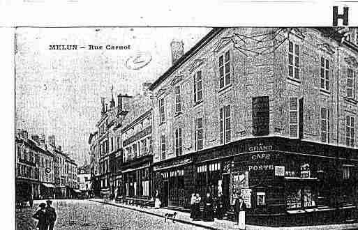 Ville de MELUN Carte postale ancienne