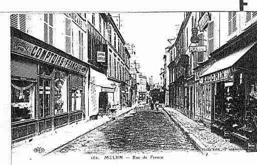 Ville de MELUN Carte postale ancienne