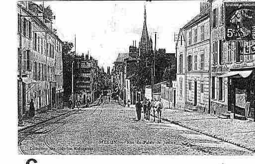 Ville de MELUN Carte postale ancienne