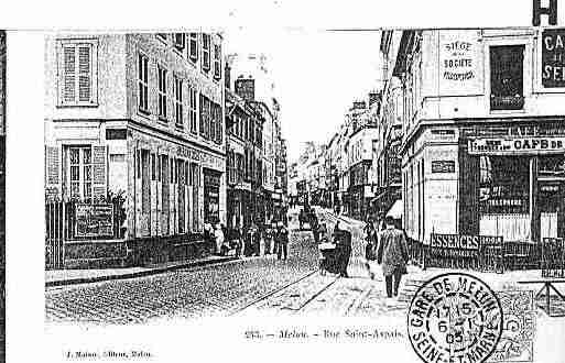 Ville de MELUN Carte postale ancienne