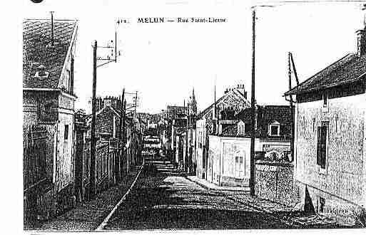 Ville de MELUN Carte postale ancienne