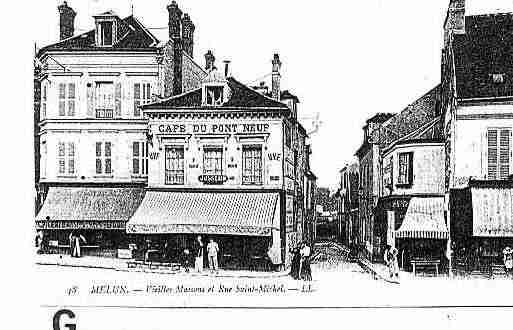 Ville de MELUN Carte postale ancienne