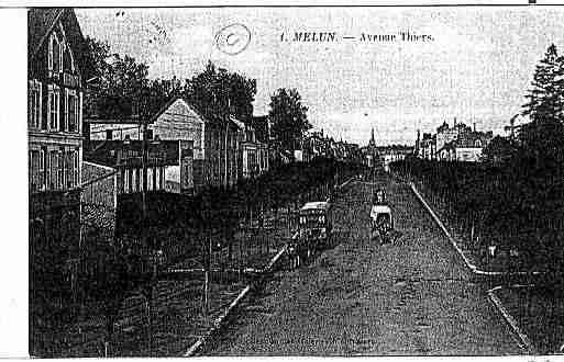 Ville de MELUN Carte postale ancienne