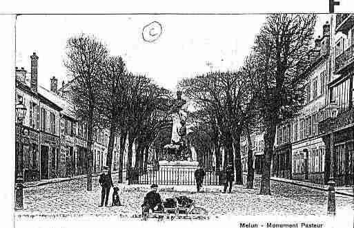 Ville de MELUN Carte postale ancienne
