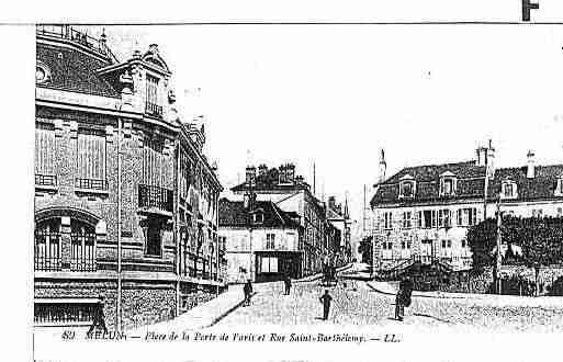 Ville de MELUN Carte postale ancienne