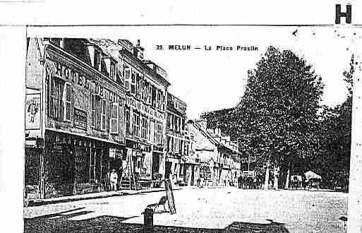 Ville de MELUN Carte postale ancienne