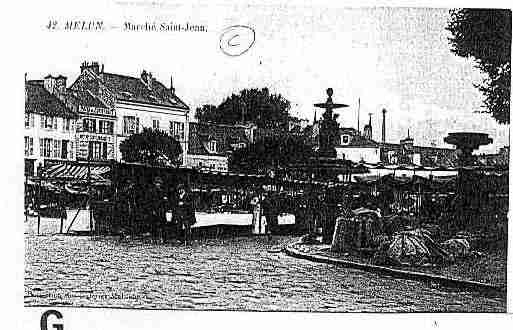 Ville de MELUN Carte postale ancienne