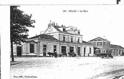 Ville de MELUN Carte postale ancienne