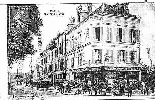 Ville de MELUN Carte postale ancienne