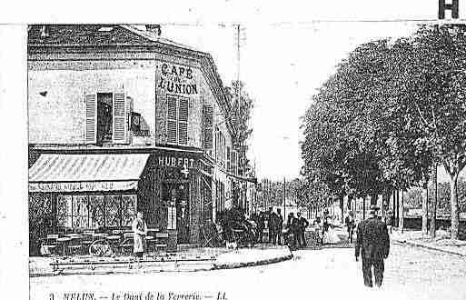 Ville de MELUN Carte postale ancienne