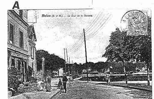 Ville de MELUN Carte postale ancienne