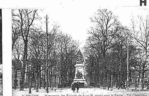 Ville de MELUN Carte postale ancienne