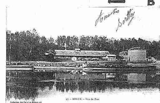 Ville de MELUN Carte postale ancienne