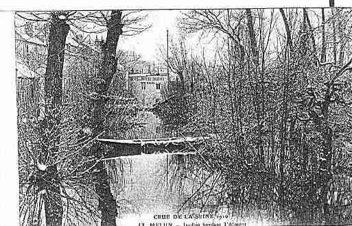 Ville de MELUN Carte postale ancienne